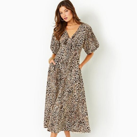 Lilly Pulitzer – Clairanne Elbow Sleeve Maxi Dress - NWT - Picture 1 of 2
